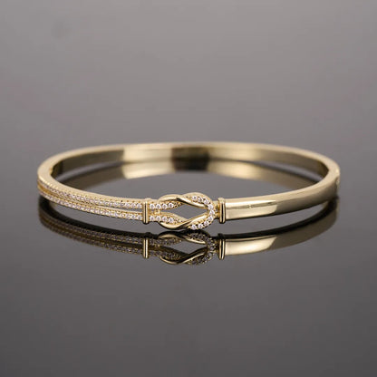 Mother & Daughter Knot Tied by God Bangle