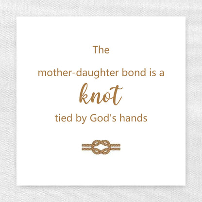 Mother & Daughter Knot Tied by God Bangle