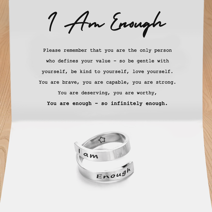 I Am Enough Ring