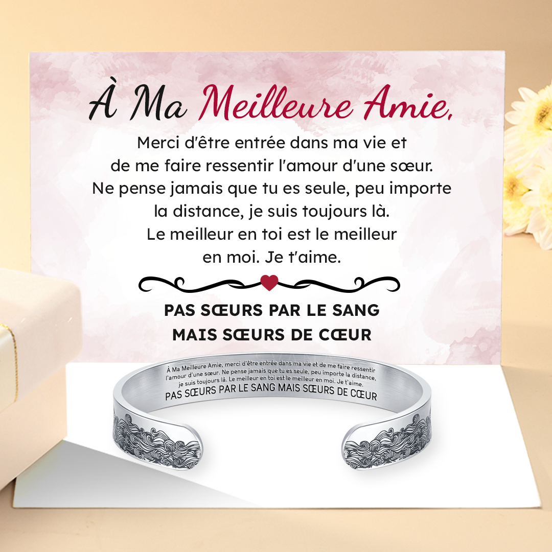 À Ma Meilleure Amie, Merci D'être Entrée Dans Ma Vie Bracelet