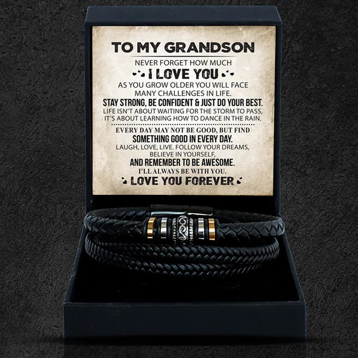 To My Grandson, I Love You Forever Gift Set