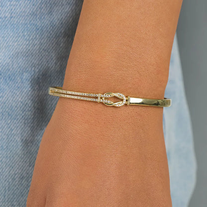 Mother & Daughter Knot Tied by God Bangle