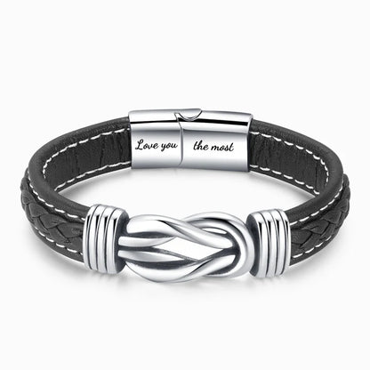 To My Man, I Love You The Most Linked Bracelet