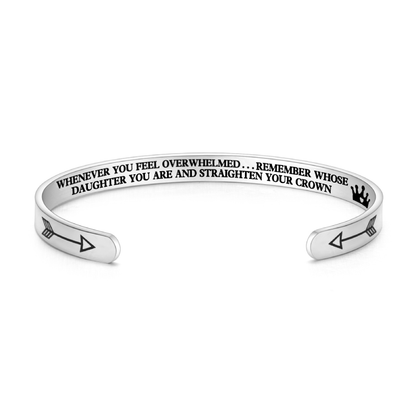 Remember Whose Daughter You Are And Straighten Your Crown Bracelet (Buy 1 Take 1)