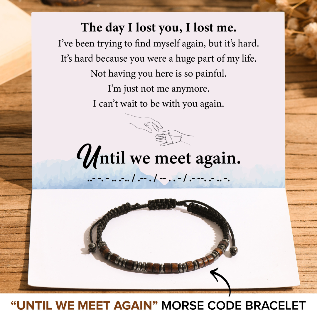 The Day I Lost You Morse Code Bracelet