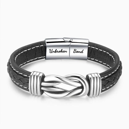 Mother & Son A Bond That Can’t Be Broken Linked Bracelet