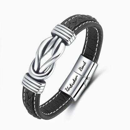 Mother & Son A Bond That Can’t Be Broken Linked Bracelet