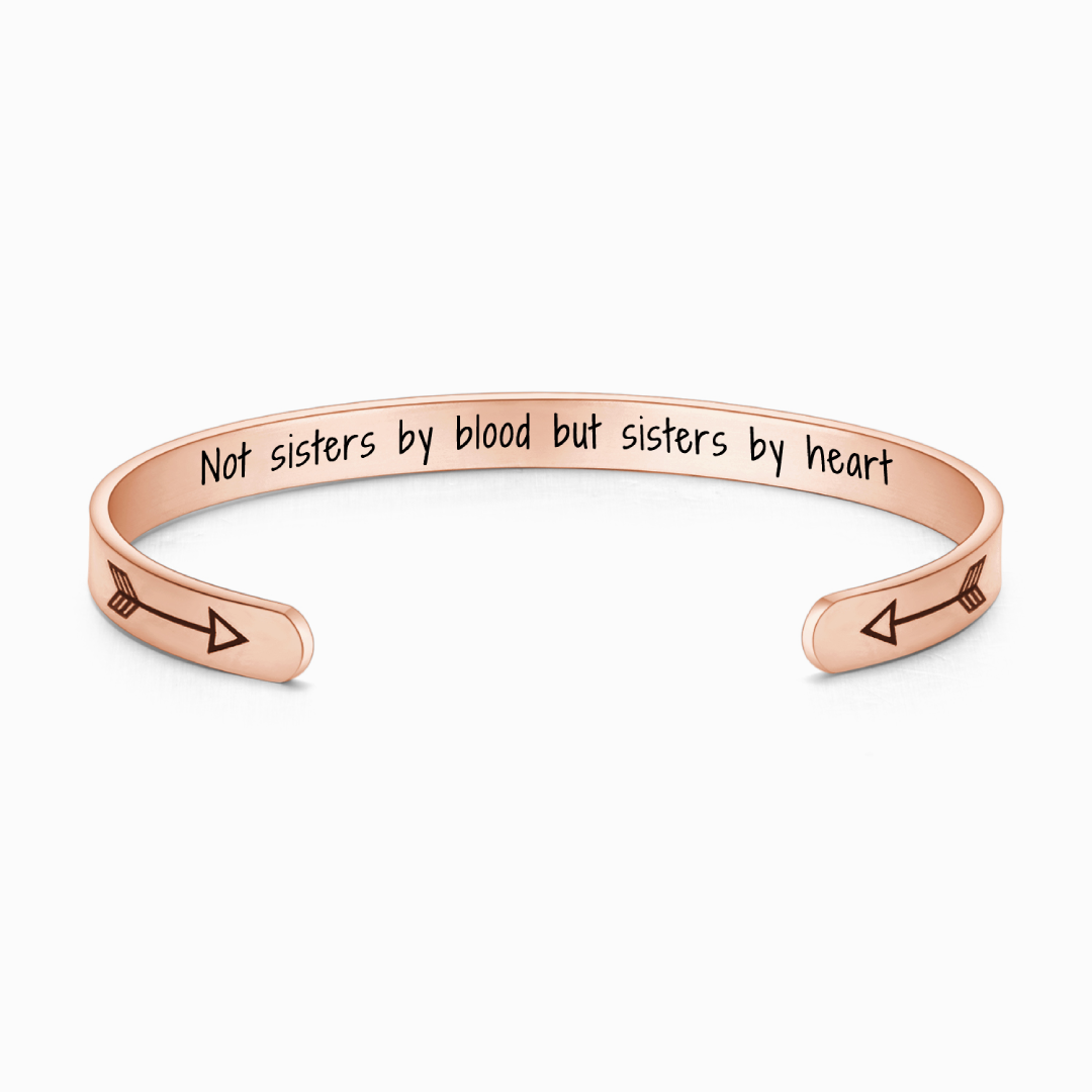 Not Sisters By Blood, But Sisters By Heart Bracelet (Buy 1 Take 1)