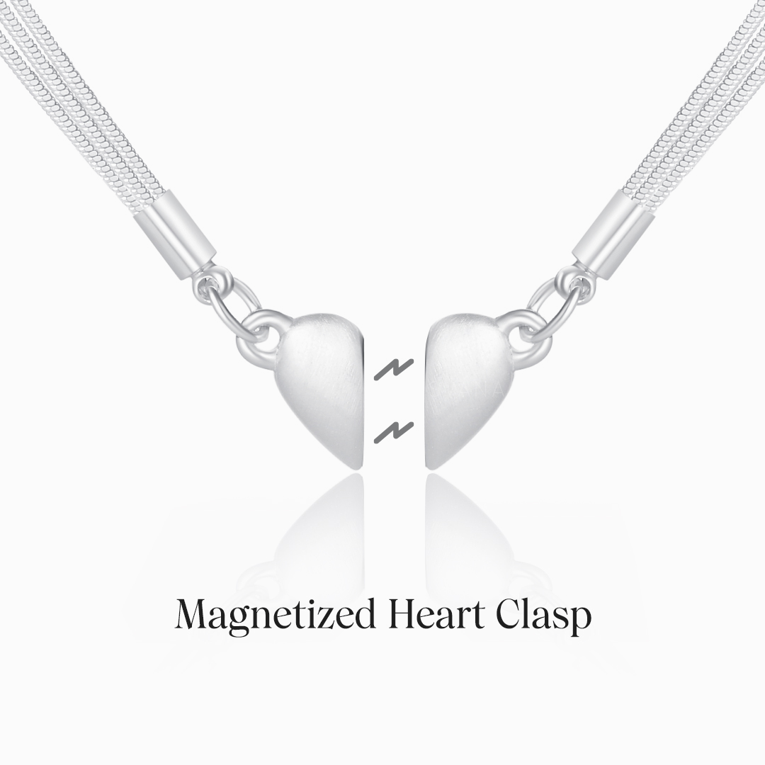 To My Daughter, You Always Have Me Magnet Heart Necklace (Buy 1 Take 1)