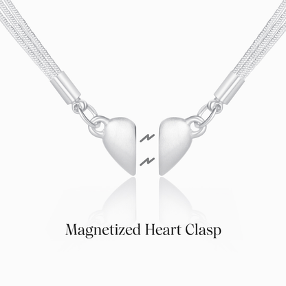 To My Daughter, You Always Have Me Magnet Heart Necklace (Buy 1 Take 1)